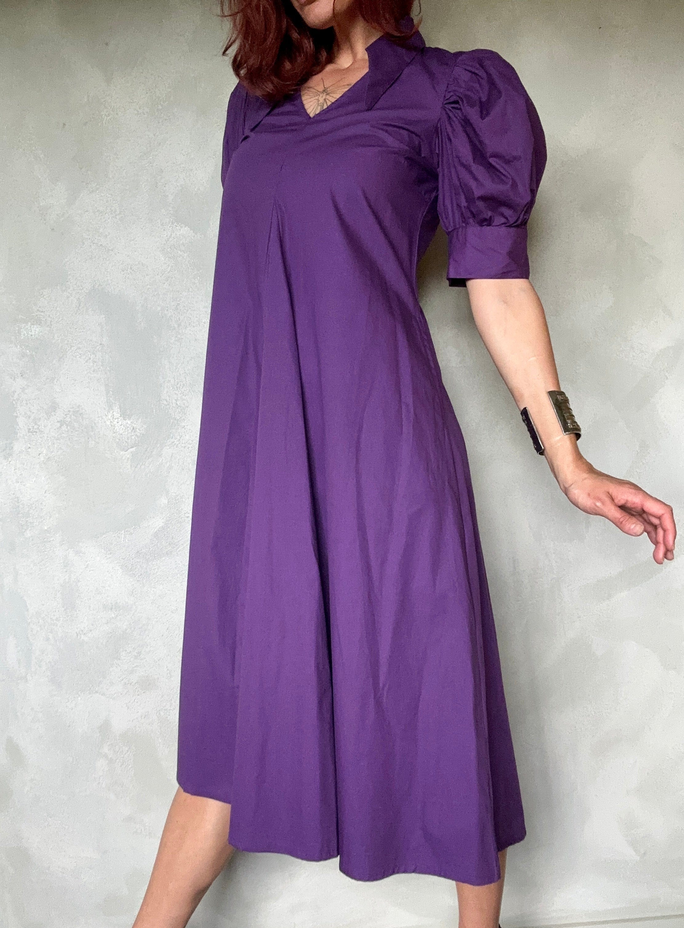 Ganni purple dress hotsell