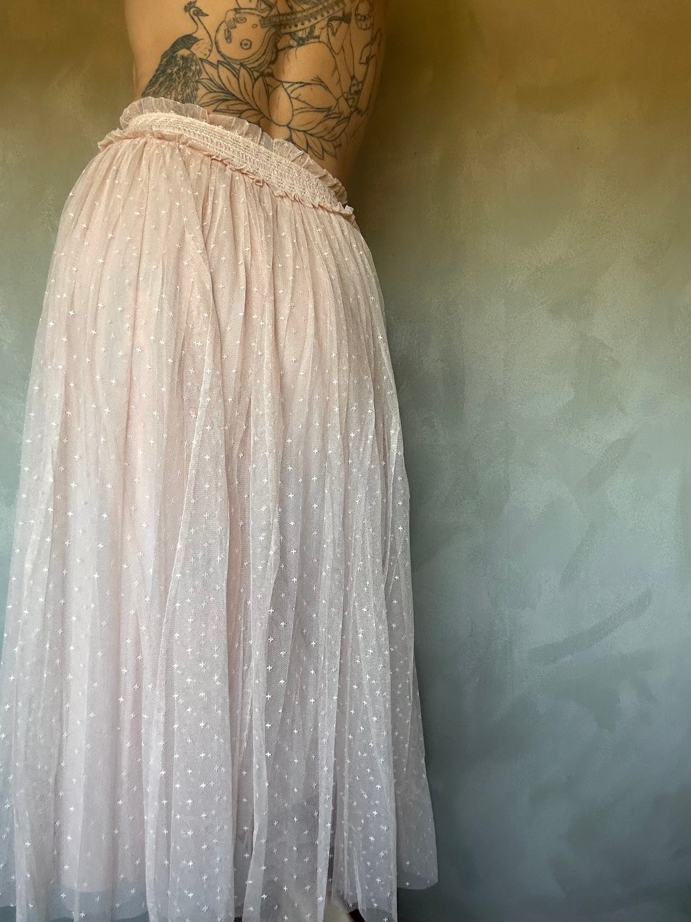 Pink tulle skirt clearance nz