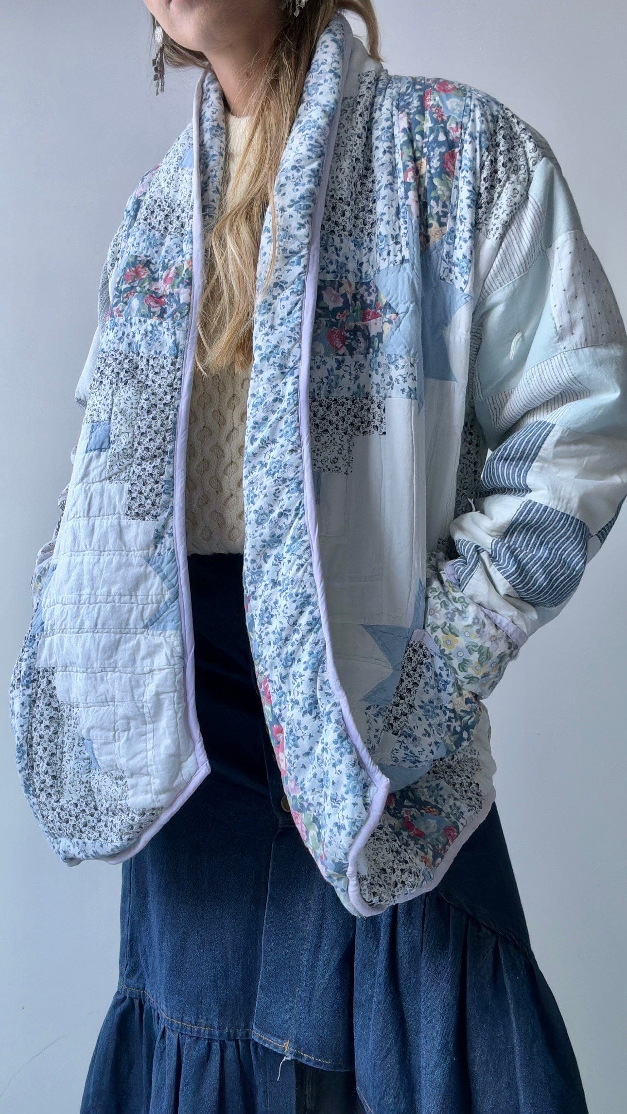 Sistergolden Vintage Quilt Jacket #10